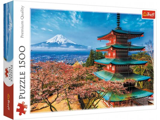 Пазлы Гора Фудзи (Япония)1500шт детальное изображение 1500 элементов Пазлы