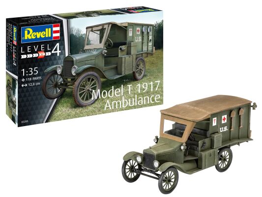 Model T 1917 Ambulance medical vehicle детальное изображение Автомобили 1/35 Автомобили