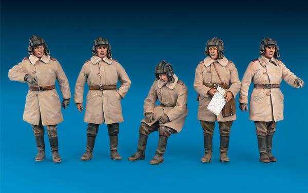 Советский танковый экипаж (зимняя униформа) специальное издание детальное изображение Фигуры 1/35 Фигуры