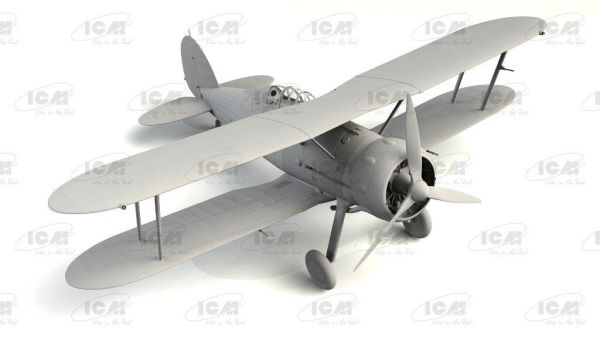 &quot;Морський Гладіатор&quot; Gloster Mk.II, Британський військово-морський винищувач Другої світової війни детальное изображение Самолеты 1/32 Самолеты