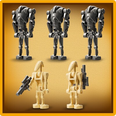Конструктор LEGO Star Wars Клоны-пехотинцы и Боевой дроид. Боевой набор 75372 детальное изображение Star Wars Lego