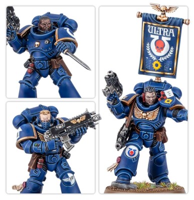 Игровой набор Warhammer 40000 - SPACE MARINES: INTERCESSOR SQUAD детальное изображение Ультрамарины Космические Десантники