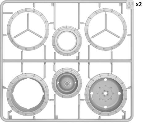Сборная модель 1/24 Немецкий промышленный трактор D8511, модификация 1936 года Miniart 24005 детальное изображение Автомобили 1/24 Автомобили