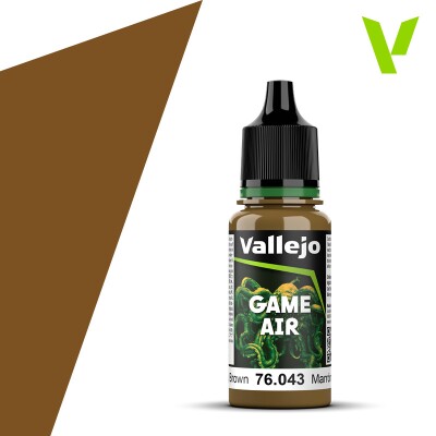 Acrylic paint Beasty Brown Vallejo VAL 76043 детальное изображение Game Air Vallejo