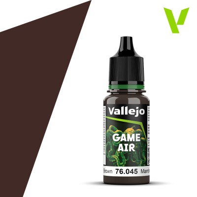 Акриловая краска Обугленный Коричневый (Charred Brown) Vallejo VAL 76045 детальное изображение Game Air Vallejo