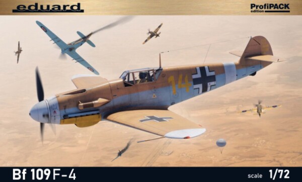 Scale model 1/72 Aircraft Messerschmitt Bf 109F-4 Profipack Edition Eduard 70155 детальное изображение Самолеты 1/72 Самолеты