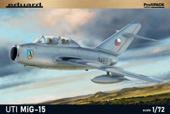 Сборная модель 1/72 Самолет МиГ-15УТИ Profipack Edition Эдуард 7055 детальное изображение Самолеты 1/72 Самолеты