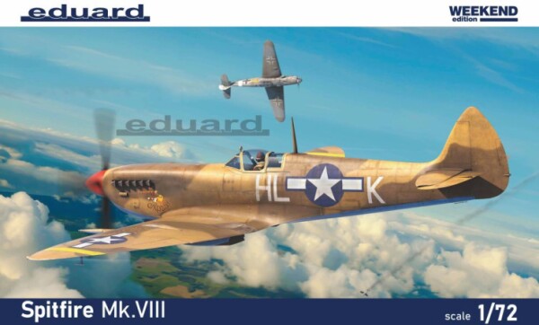 Scale model 1/72  Aircraft Spitfire Mk.VIII Weekend Edition Eduard 82119 детальное изображение Самолеты 1/72 Самолеты