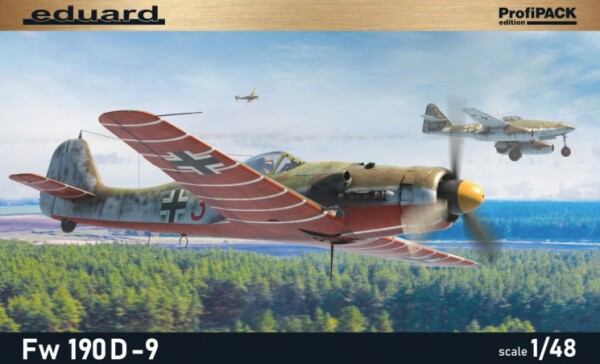 Scale model 1/48 Aircraft Focke Wulf 190D-9 ProfiPack Edition Eduard 8188 детальное изображение Самолеты 1/48 Самолеты