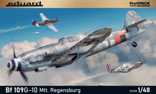 Сборная модель 1/48 Самолет Мессершмитт Bf 109G-10 Mtt Regensburg ProfiPack Edition Эдуард 82119 детальное изображение Самолеты 1/48 Самолеты