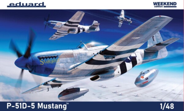 Scale model 1/48 Aicraft P-51D-5 Mustang Weekend Edition Eduard 84172 детальное изображение Самолеты 1/48 Самолеты