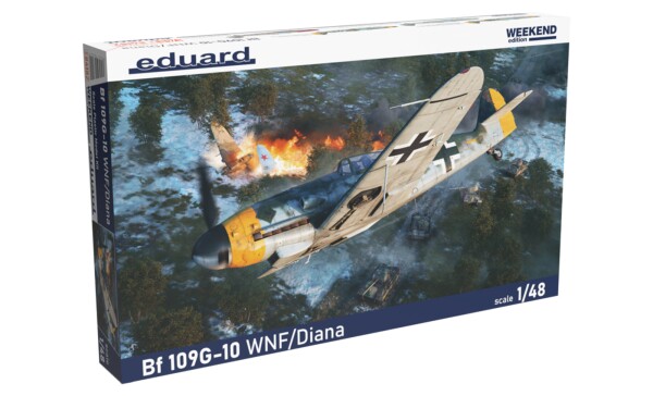 Збірна модель 1/48 Літак Messerschmitt Bf 109G-10 WNF/Diana Eduard 84182 детальное изображение Самолеты 1/48 Самолеты