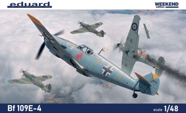 Збірна модель 1/48 Літак Messerschmitt Bf 109E-4 Weekend Edition Eduard 84196 детальное изображение Самолеты 1/48 Самолеты