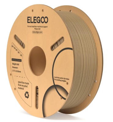 Пластик ELEGOO PLA Filament Ø1.75мм &quot;Wood&quot; (древесный) 1кг детальное изображение Филаменты 3D печать
