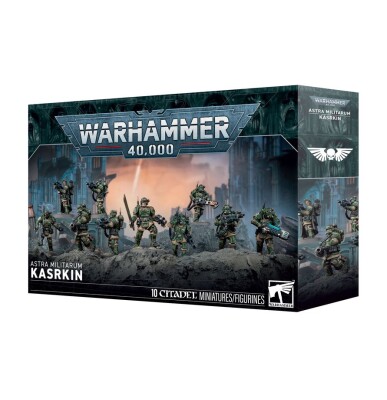 Ігровий набір Warhammer 40000 - ASTRA MILITARUM - KASRKIN детальное изображение Имперская Гвардия Армии Империума