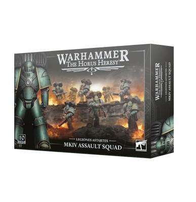 Ігровий набір Warhammer 40000 - HORUS HERESY: LEGIONES ASTARTES - MKIV ASSAULT SQUAD детальное изображение Ересь Хоруса WARHAMMER 40,000