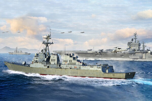 Збірна модель 1/200 Есмінець USS Oscar Austin (DDG-79) ILoveKit 62009 детальное изображение Флот 1/200 Флот