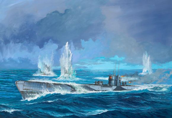 German Submarine Type IX C U67/U154 (early conning tower) детальное изображение Подводный флот Флот