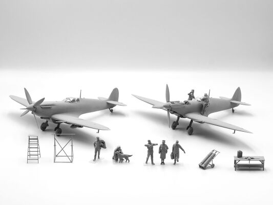 World War II Air Force Airfield WAAF детальное изображение Самолеты 1/48 Самолеты