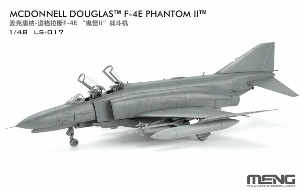 Збірна модель 1/48 літак McDonnell Douglas F-4E Phantom II Meng LS-017 детальное изображение Самолеты 1/48 Самолеты