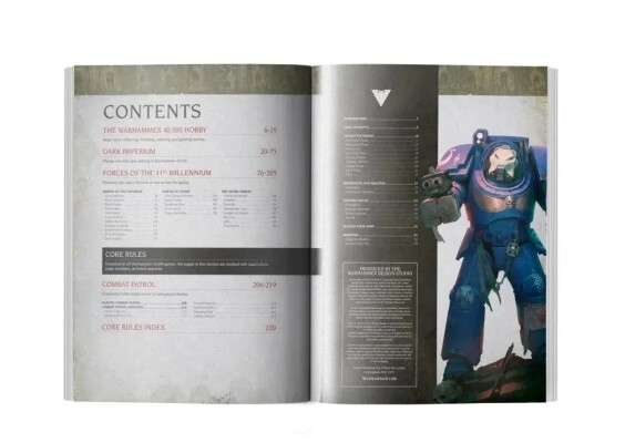 WARHAMMER 40000 CORE BOOK (ENGLISH) детальное изображение Кодексы и правила Warhammer Художественная литература