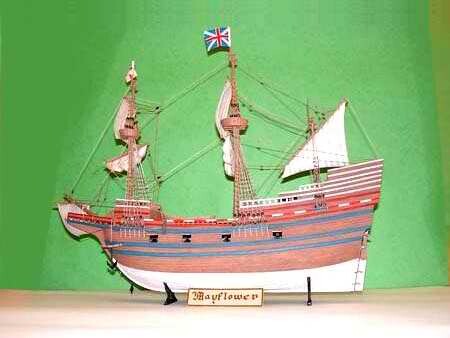 Збірна модель 1/72 Англійське торгове судно Mayflower Trumpeter 01201 детальное изображение Флот 1/72 Флот