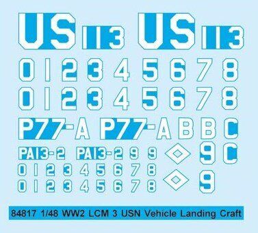 U.S. LCM-3 USN Vehicle Landing Craft детальное изображение Флот 1/48 Флот