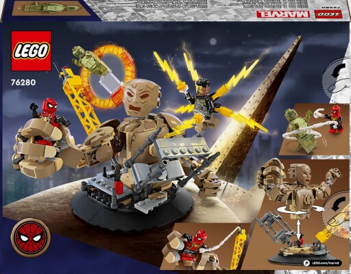 Конструктор LEGO Marvel Людина-Павук vs. Піщана людина: Вирішальна битва 76280 детальное изображение Marvel Lego
