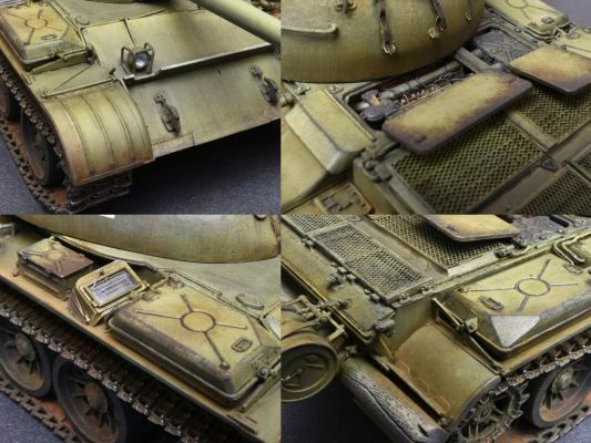 T-54A з інтер'єром детальное изображение Бронетехника 1/35 Бронетехника