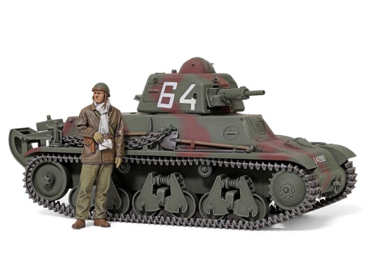 Збірна модель 1/35 Французький легкий танк H39 Pz.Kpfw.38H 735(f) Tamiya 35389 детальное изображение Бронетехника 1/35 Бронетехника