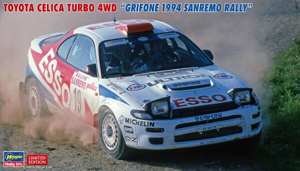 Сборная модель 1/24 Автомобиль Тойота Селика Turbo 4WD &quot;Grifone 1994 San Remo Rally&quot; Хасегава 20466 детальное изображение Автомобили 1/24 Автомобили