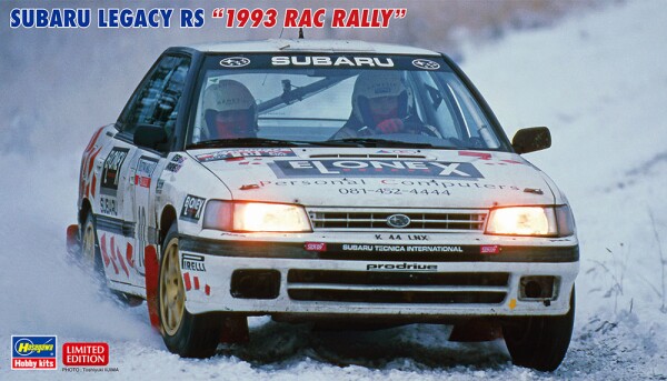 Сборная модель 1/24 Автомобиль Субару Legacy RS &quot;1993 RAC Rally&quot; Хасегава 20467 детальное изображение Автомобили 1/24 Автомобили