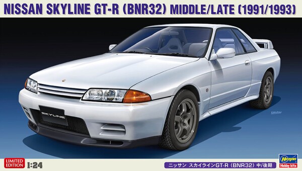 Scale model 1/24 Car Nissan Skyline GT-R (BNR32) Middle/Late (1991/1993) Hasegawa 20544 детальное изображение Автомобили 1/24 Автомобили