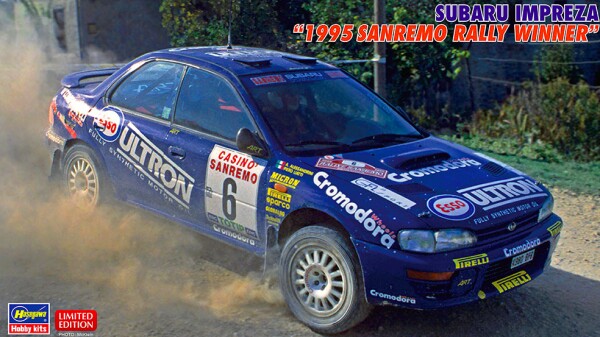 Збірна модель 1/24 Автомобіль Subaru Impreza &quot;Winner of the San Remo Rally 1995&quot; Hasegawa 20574 детальное изображение Автомобили 1/24 Автомобили