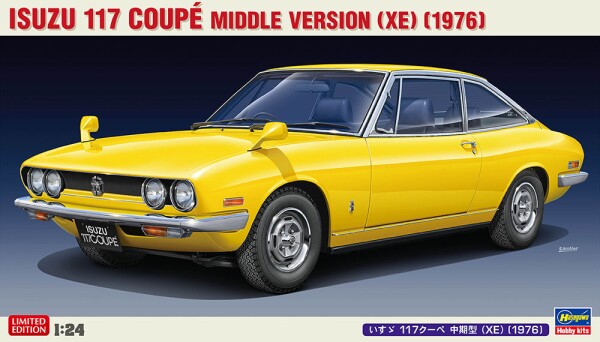 Scale model 1/24 Car Isuzu 117 Coupe Middle Version (XE) (1976) Hasegawa 20599 детальное изображение Автомобили 1/24 Автомобили