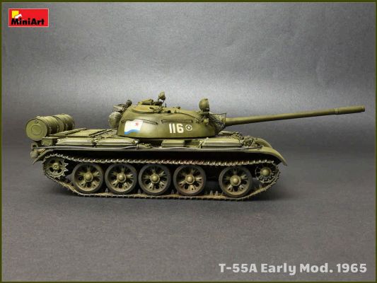 &gt;
  Т-55А ранньої
  модифікації 1965 детальное изображение Бронетехника 1/35 Бронетехника