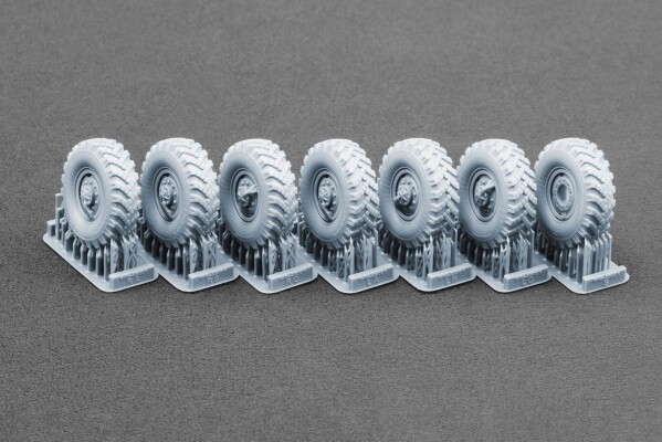 Набір коліс (з деформацією) OI-25 для URAL-4320 від Zimi Model ScaleX WM-48001W детальное изображение Колёса Афтермаркет