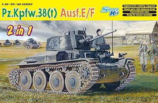 Pz.Kpfw.38(t) Ausf.E/F детальное изображение Бронетехника 1/35 Бронетехника