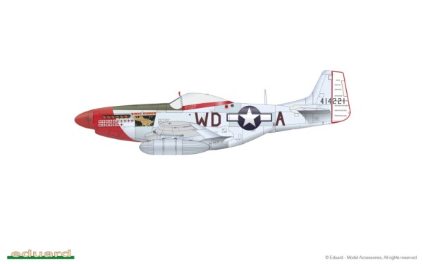 Scale model 1/48 Airplane P-51D Mustang Eduard 82102 детальное изображение Самолеты 1/48 Самолеты