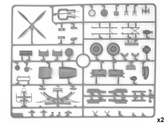 Збірна модель 1/48 Німецький бомбардувальник Do 217M-1 ICM 48274 детальное изображение Самолеты 1/48 Самолеты