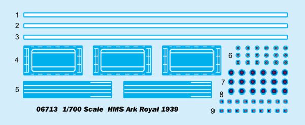 HMS Ark Royal 1939  детальное изображение Флот 1/700 Флот