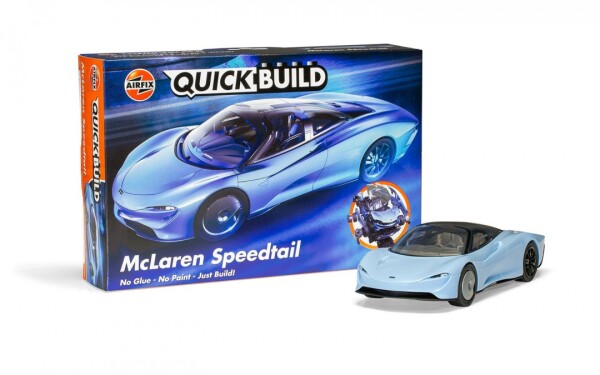 Сборная модель конструктор суперкар QUICKBUILD МАКЛАРЕН Speedtail Аэрофикс J6052 детальное изображение Автомобили Конструкторы