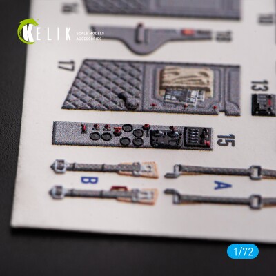 L-29 Delfin 3D декаль інтер'єр для комплекту AMK 1/72 KELIK K72162 детальное изображение 3D Декали Афтермаркет