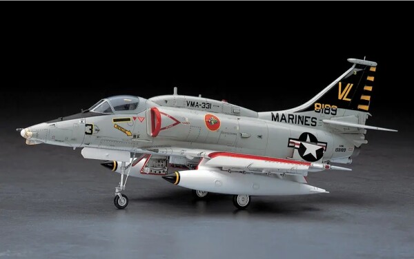 Сборная модель 1/48 Самолет А-4M Skyhawk U.S.M.C. Attacker Hasegawa PT33 07233 детальное изображение Самолеты 1/48 Самолеты