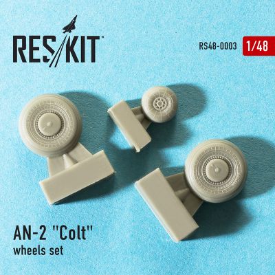 AN-2 &quot;Colt&quot; wheels set (1/48) детальное изображение Смоляные колёса Афтермаркет