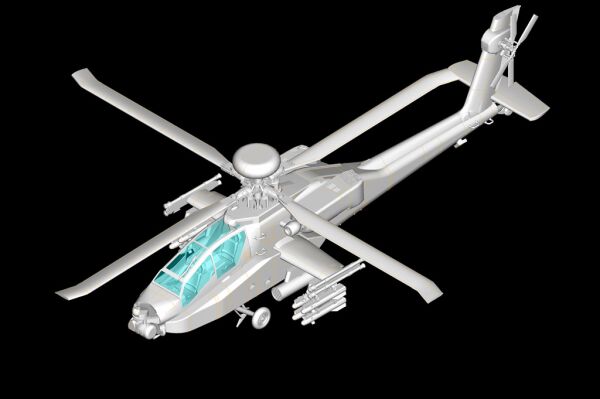Scale model 1/72 of helicopter AH-64D Apache Long Bow HobbyBoss 87219 детальное изображение Вертолеты 1/72 Вертолеты