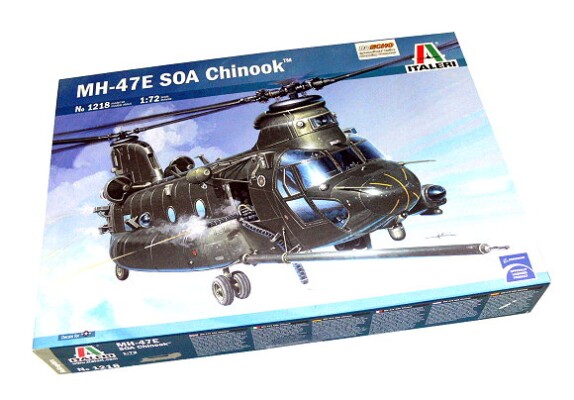 Збірна модель 1/72 Вертоліт MH - 47 E SOA Chinook Italeri 1218 детальное изображение Вертолеты 1/72 Вертолеты