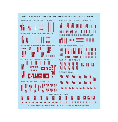 Ігровий набір Warhammer 40000 - KILL TEAM: XV26 STEALTH BATTLESUITS детальное изображение Kill Team WARHAMMER 40,000