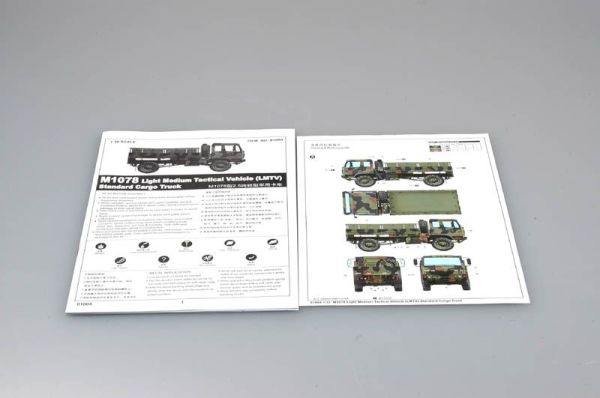 Збірна модель 1/35 Вантажний автомобіль M1078 (LMTV) Trumpeter 01004 детальное изображение Автомобили 1/35 Автомобили