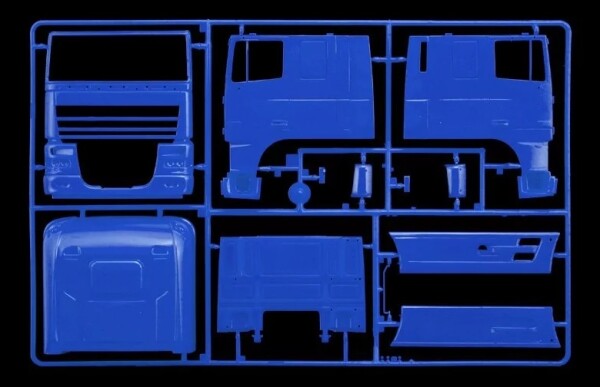 Збірна модель 1/24 вантажний автомобіль / тягач DAF XF-105 &quot;SPACE AMERICA&quot; Italeri 3933 детальное изображение Грузовики / прицепы Гражданская техника